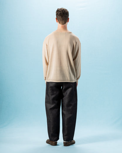 Olde Homesteader & Daughter Jyarijyari Silk Pullover - Stone - Standard & Strange