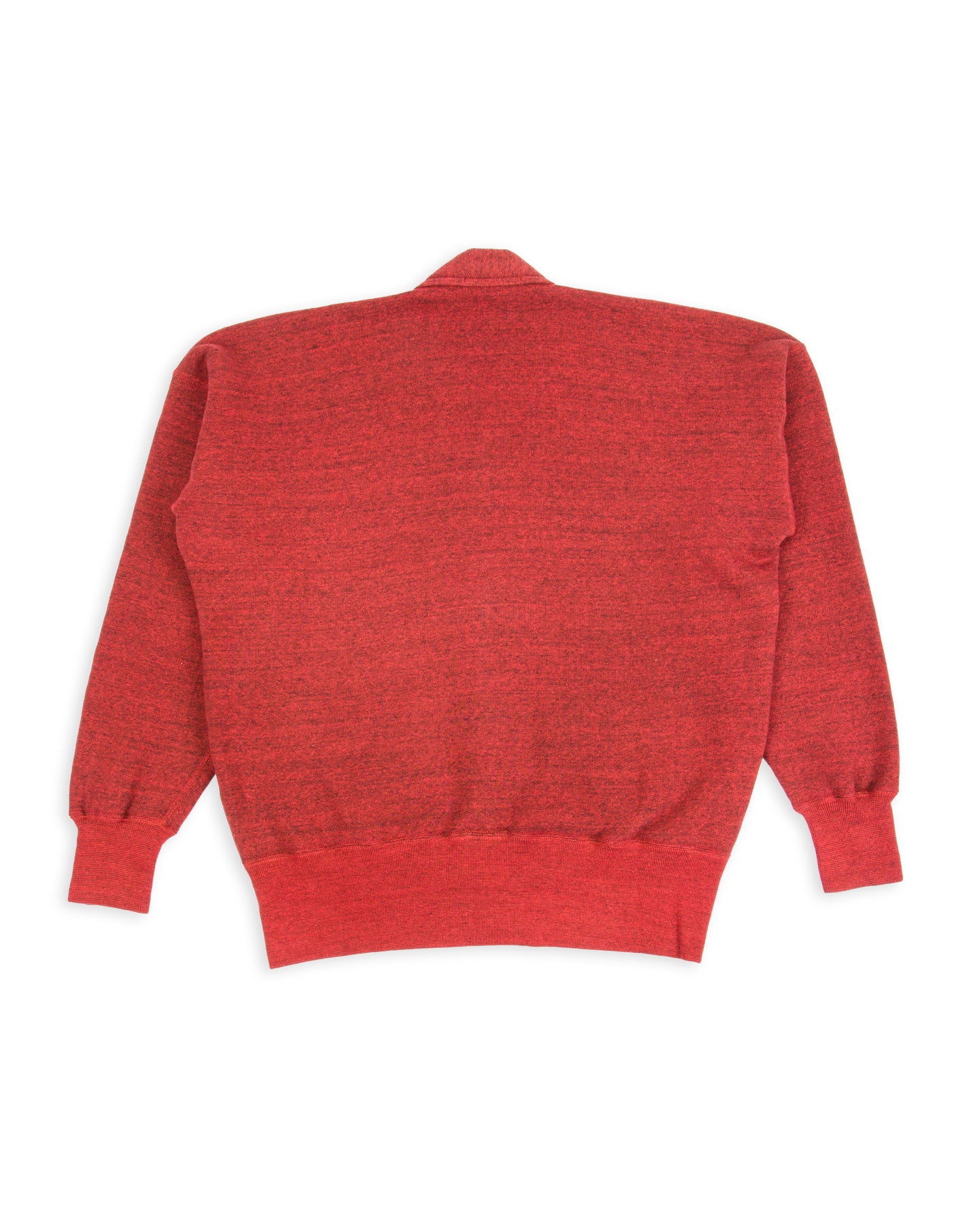 Olde Homesteader Mix Extra Cotton Fleece Cardigan - Turkey Red - Standard & Strange