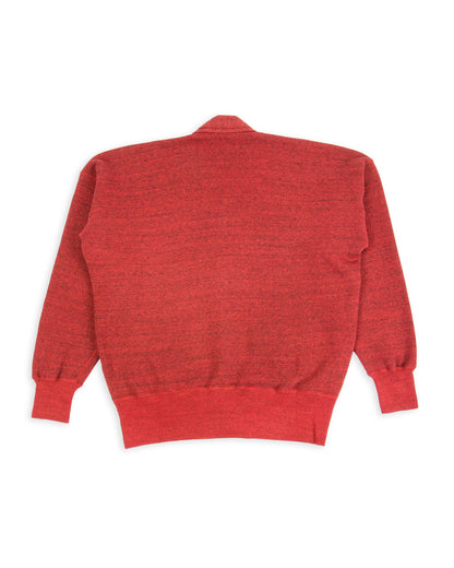 Olde Homesteader Mix Extra Cotton Fleece Cardigan - Turkey Red - Standard & Strange