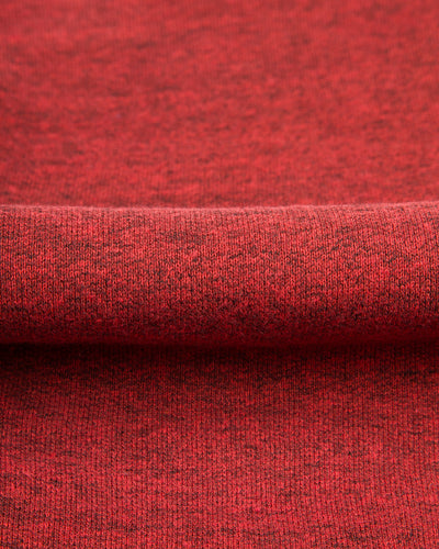 Olde Homesteader Mix Extra Cotton Fleece Cardigan - Turkey Red - Standard & Strange