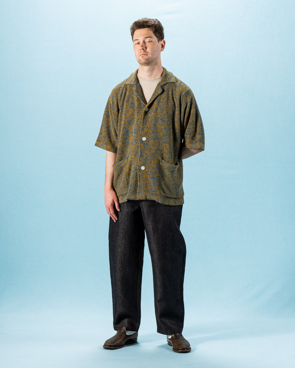 Olde H & Daughter Silk Cotton Beach Shirt - Beach Sand 10 - Standard & Strange