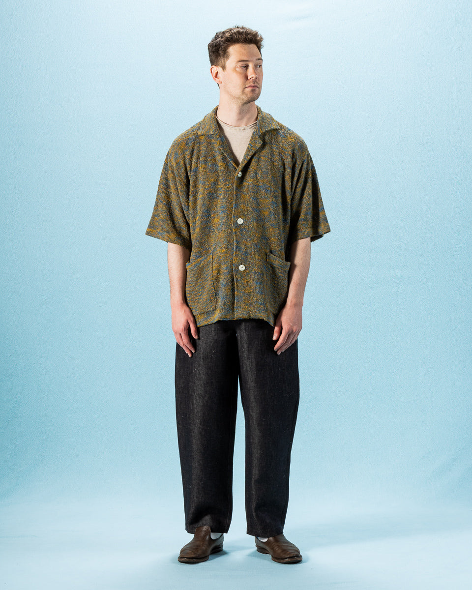 Olde H & Daughter Silk Cotton Beach Shirt - Beach Sand 10 - Standard & Strange