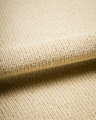 Olde H & Daughter Silk Cotton Boatneck Pullover - Ecru 08 - Standard & Strange