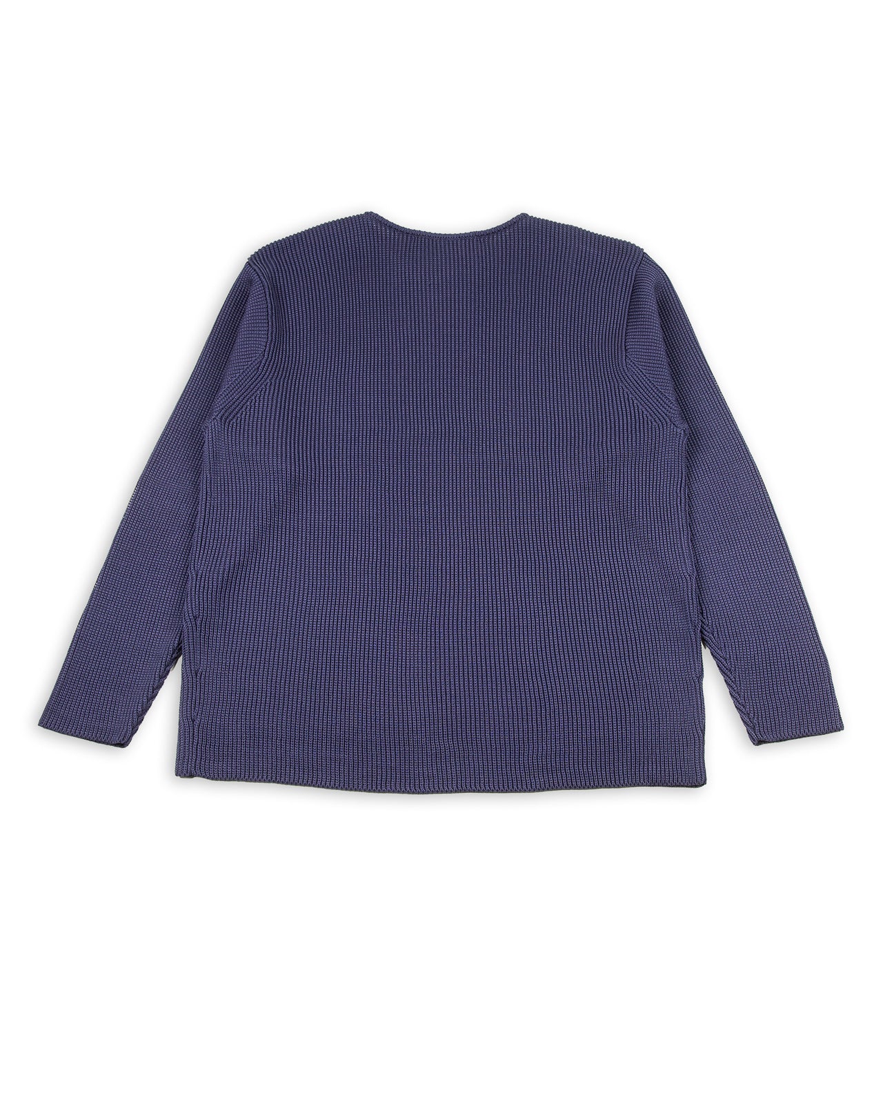 Olde H & Daughter Silk Hand Knitting Heavyweight Rib Pullover - Eggplant 8 - Standard & Strange