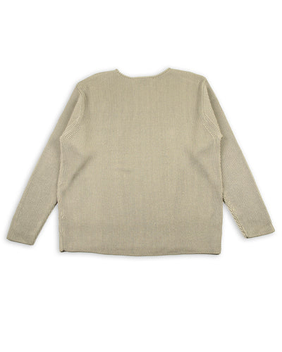 Olde Homesteader & Daughter Silk Hand Knitting Heavyweight Rib Pullover - Willow 8 - Standard & Strange