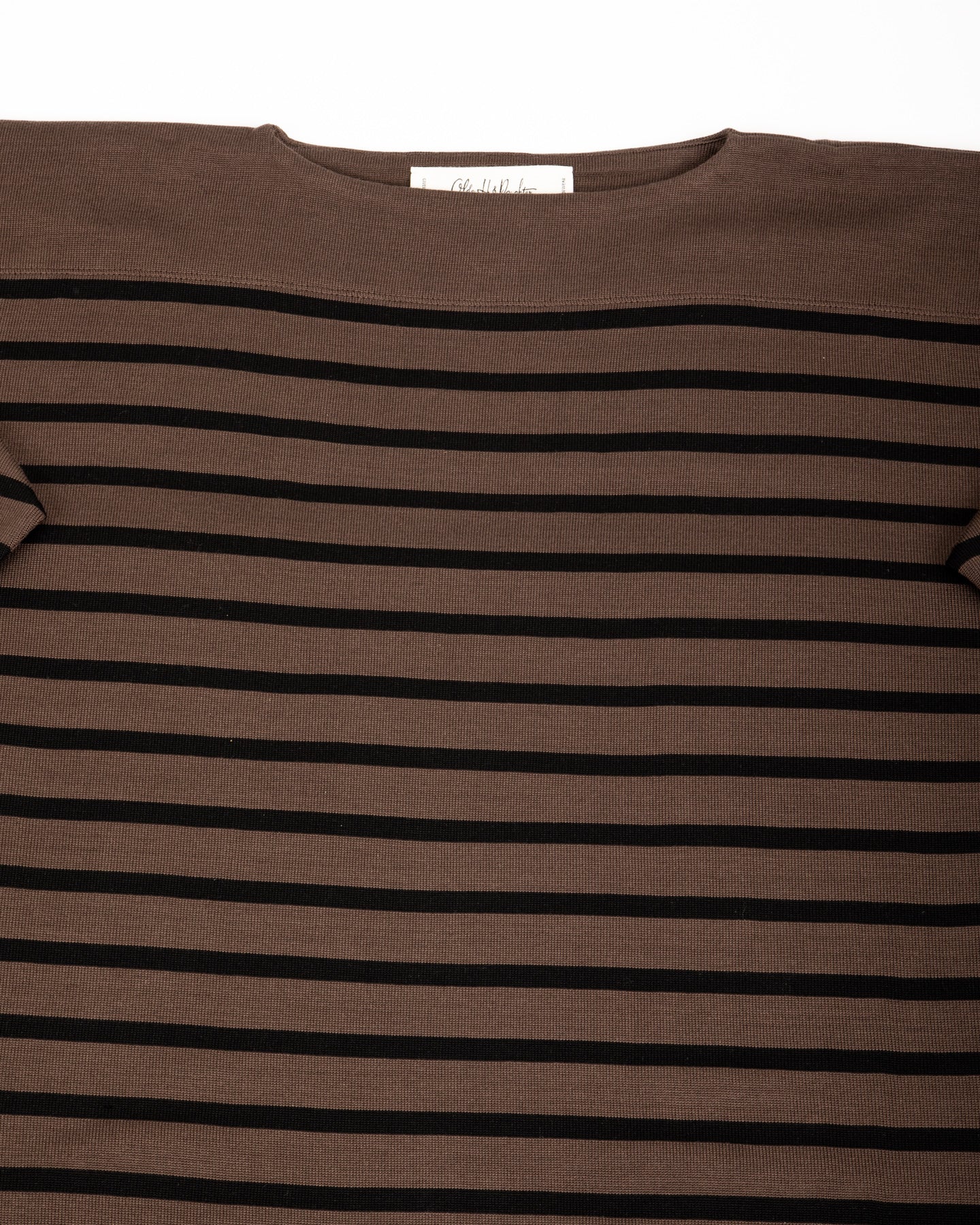 Olde H & Daughter Silk Heavy Weight Pullover - Brown/Black 10 - Standard & Strange