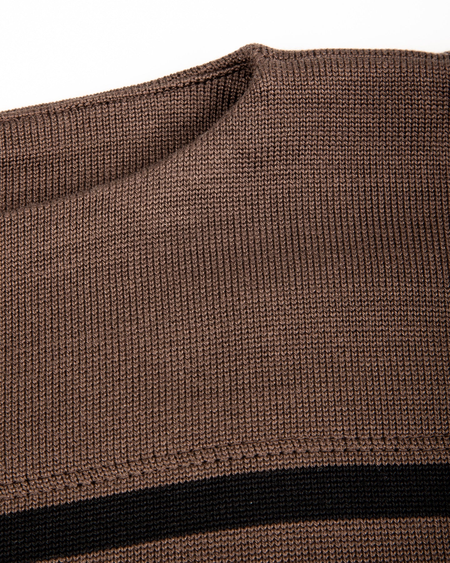 Olde H & Daughter Silk Heavy Weight Pullover - Brown/Black 10 - Standard & Strange