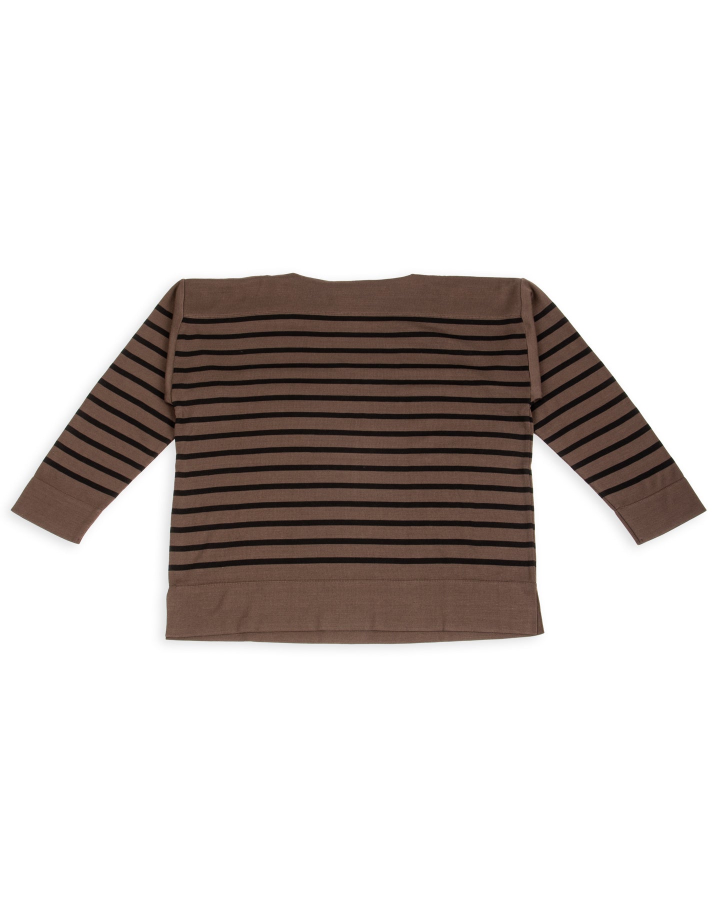 Olde H & Daughter Silk Heavy Weight Pullover - Brown/Black 10 - Standard & Strange