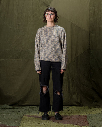 Olde Homesteader & Daughter Silk Mohair Pullover - Granite 08 - Standard & Strange