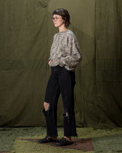 Olde Homesteader & Daughter Silk Mohair Pullover - Granite 08 - Standard & Strange