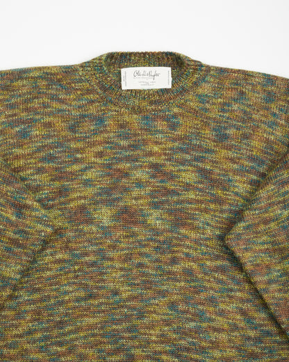Olde Homesteader & Daughter Silk Mohair Pullover - Green Granite 08 - Standard & Strange