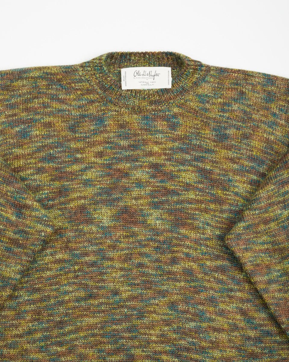 Olde Homesteader & Daughter Silk Mohair Pullover - Green Granite 08 - Standard & Strange