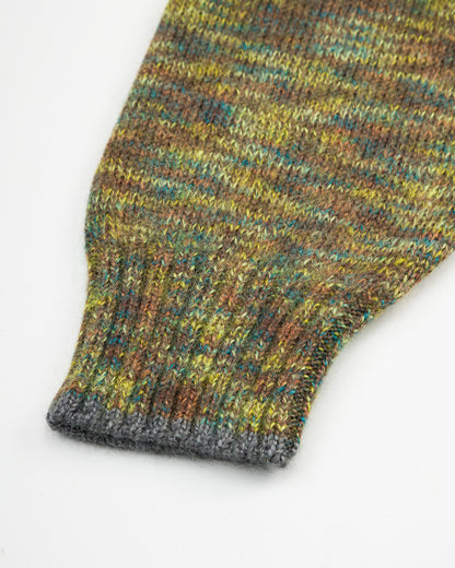 Olde Homesteader & Daughter Silk Mohair Pullover - Green Granite 08 - Standard & Strange