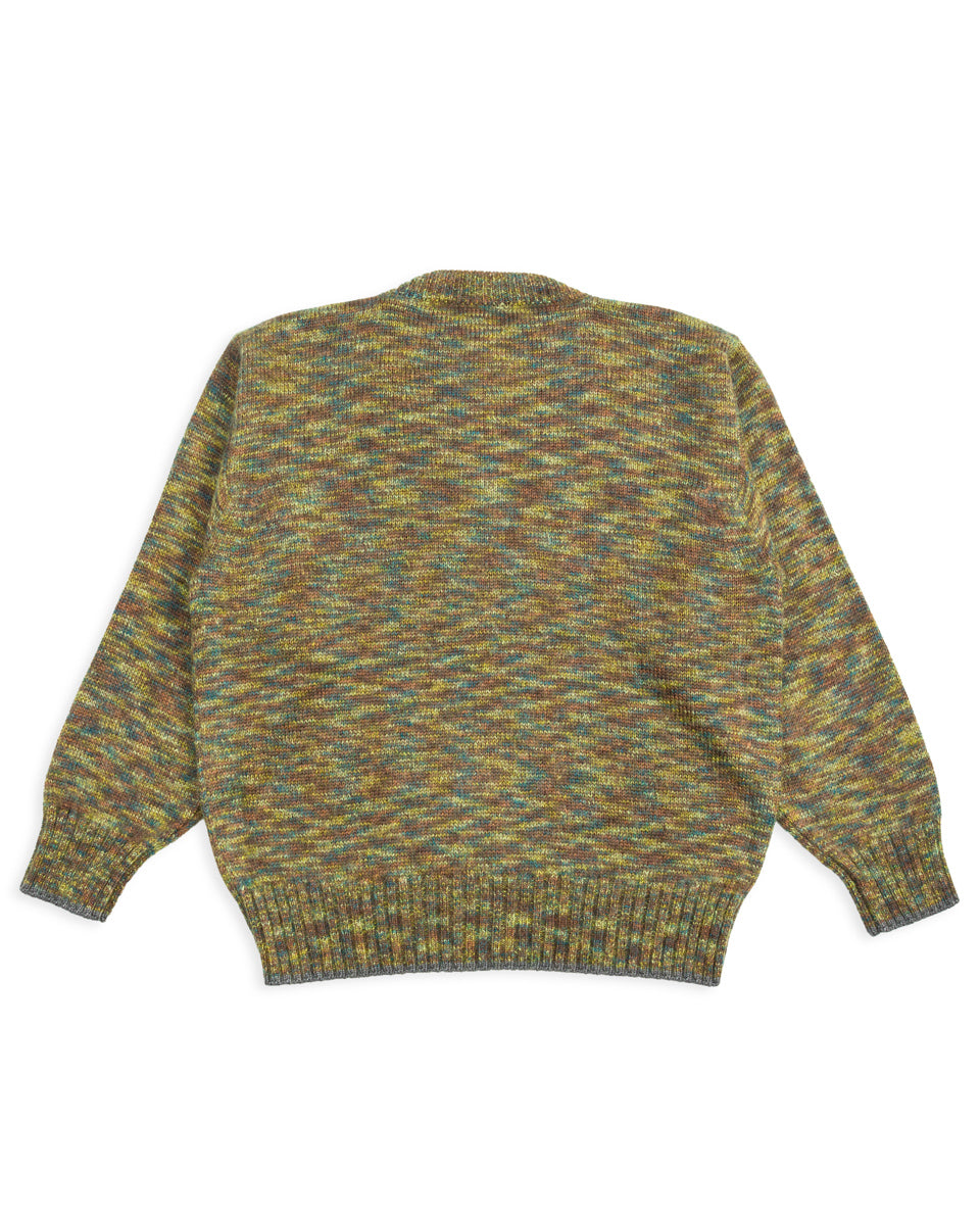 Olde Homesteader & Daughter Silk Mohair Pullover - Green Granite 08 - Standard & Strange