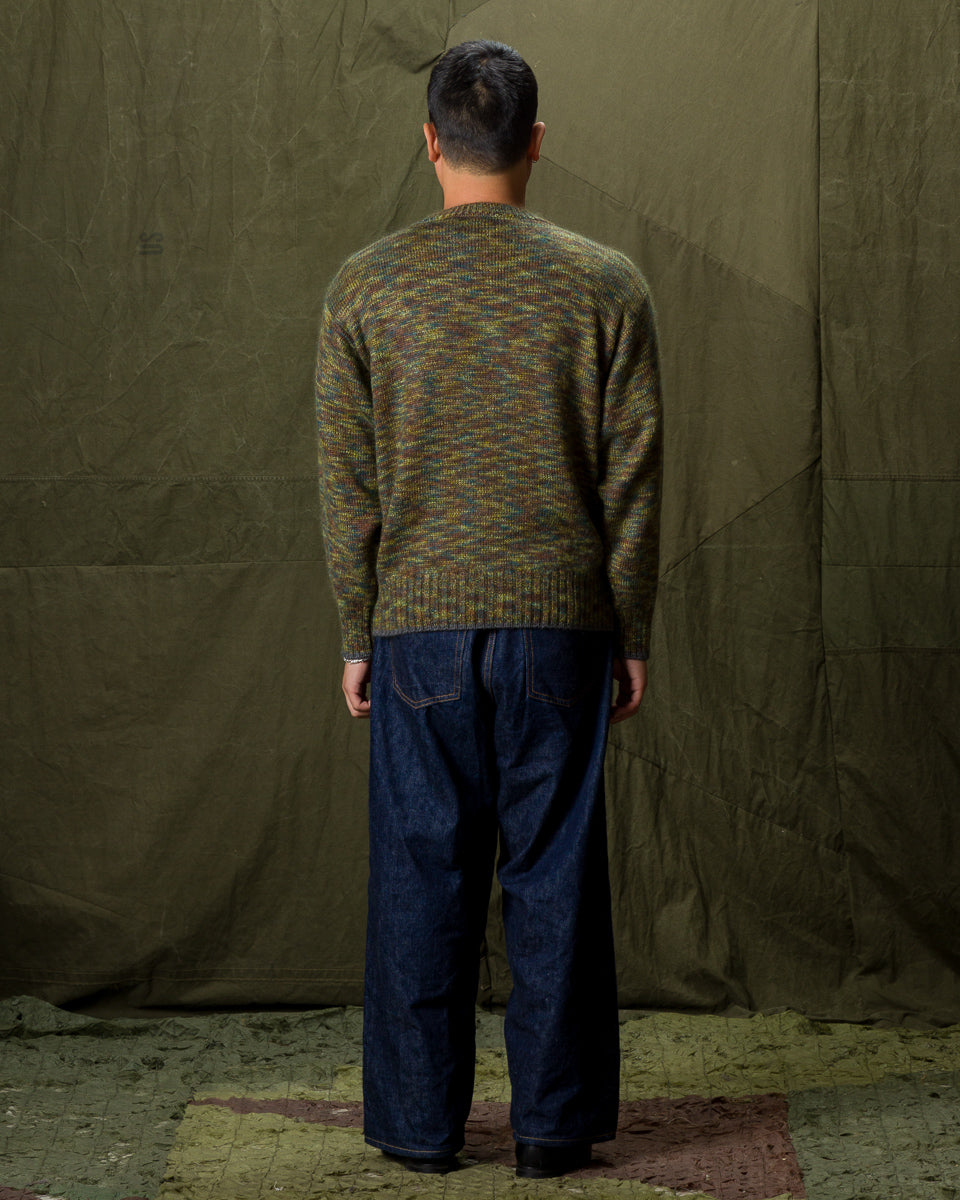 Olde Homesteader & Daughter Silk Mohair Pullover - Green Granite 08 - Standard & Strange