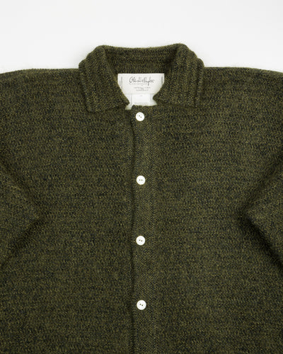 Olde Homesteader & Daughter Silk Mohair Wrap Stitches L/S Shirt - Dark Forest 10 - Standard & Strange