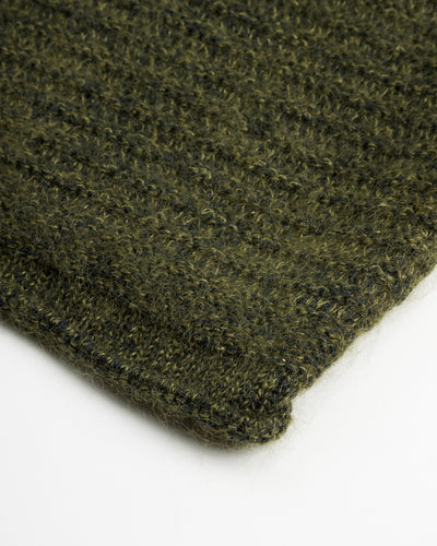 Olde Homesteader & Daughter Silk Mohair Wrap Stitches L/S Shirt - Dark Forest 10 - Standard & Strange