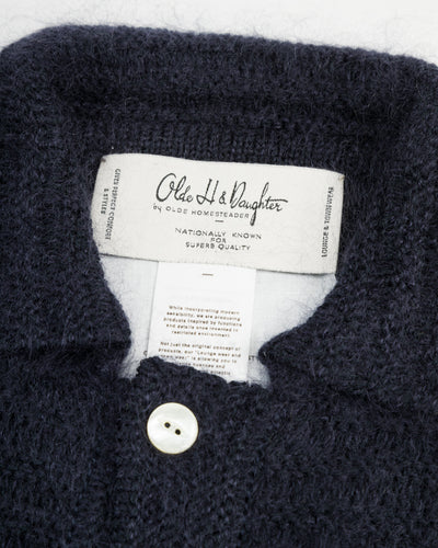 Olde Homesteader & Daughter Silk Mohair Wrap Stitches L/S Shirt - Night View 10 - Standard & Strange