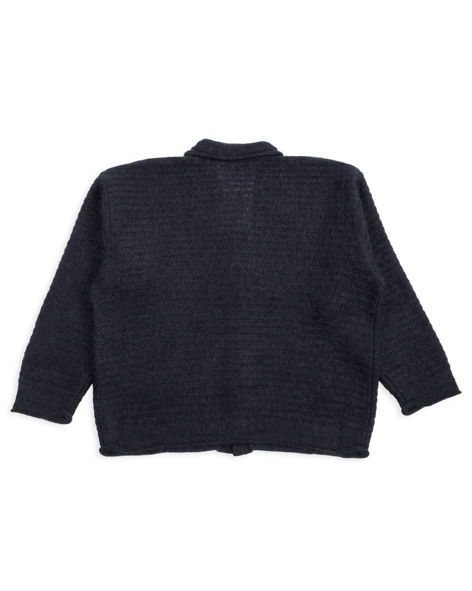 Olde Homesteader & Daughter Silk Mohair Wrap Stitches L/S Shirt - Night View 10 - Standard & Strange