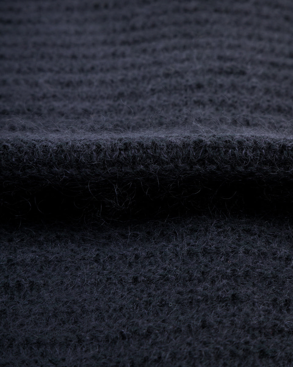 Olde Homesteader & Daughter Silk Mohair Wrap Stitches L/S Shirt - Night View 10 - Standard & Strange