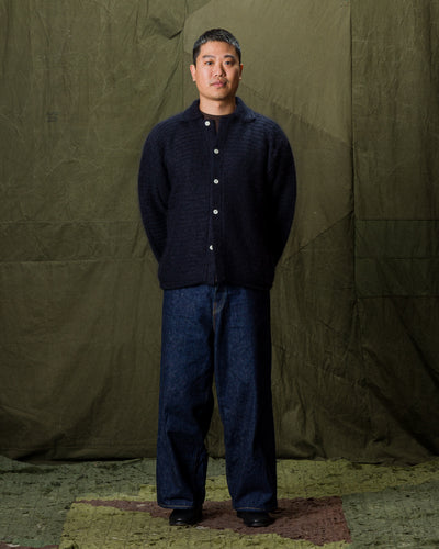 Olde Homesteader & Daughter Silk Mohair Wrap Stitches L/S Shirt - Night View 10 - Standard & Strange