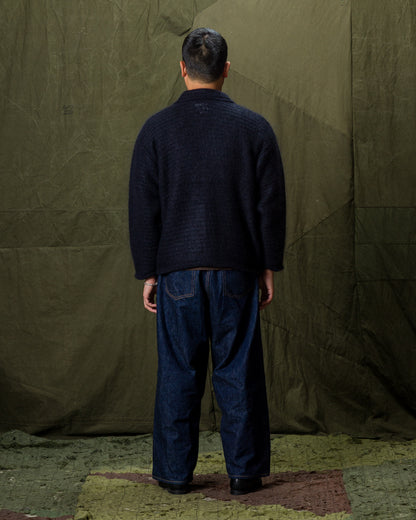 Olde Homesteader & Daughter Silk Mohair Wrap Stitches L/S Shirt - Night View 10 - Standard & Strange