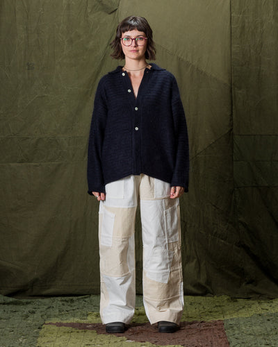 Olde Homesteader & Daughter Silk Mohair Wrap Stitches L/S Shirt - Night View 10 - Standard & Strange