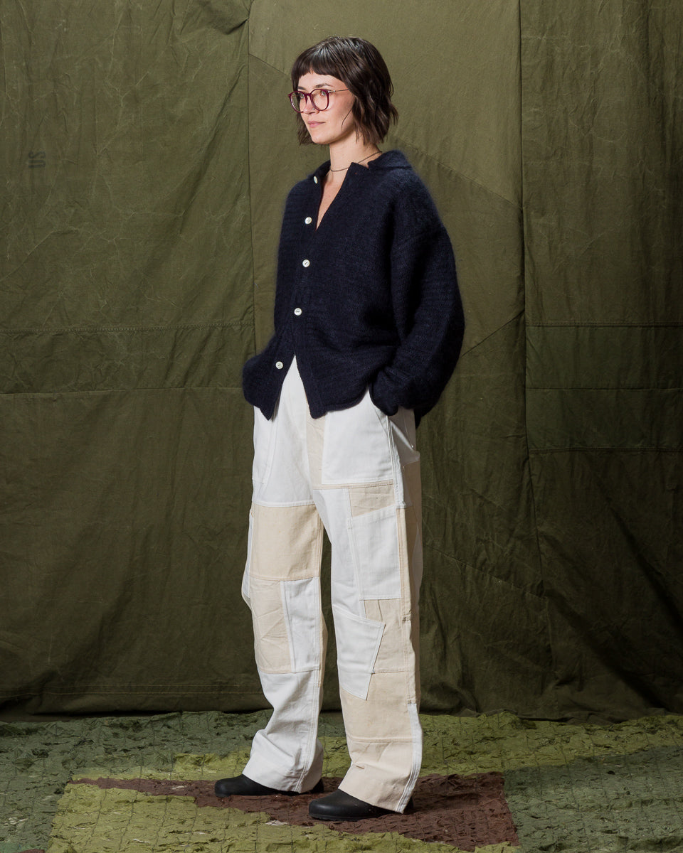 Olde Homesteader & Daughter Silk Mohair Wrap Stitches L/S Shirt - Night View 10 - Standard & Strange