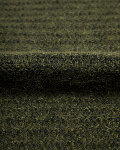 Olde Homesteader & Daughter Silk Mohair Wrap Stitches Pullover - Dark Forest 10 - Standard & Strange