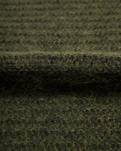 Olde Homesteader & Daughter Silk Mohair Wrap Stitches Pullover - Dark Forest 10 - Standard & Strange