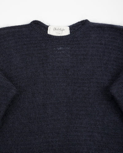 Olde H & Daughter Silk Mohair Wrap Stitches Pullover - Night View 10 - Standard & Strange