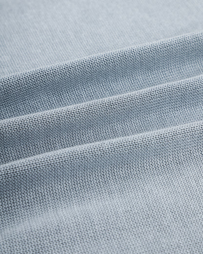 Olde Homesteader & Daughter Silk Plain Stitch Crewneck L/S - Blue Stone 10 - Standard & Strange