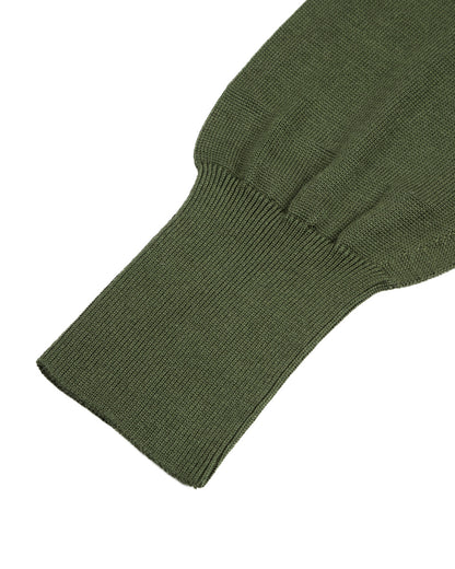 Olde Homesteader & Daughter Silk Plain Stitch Crewneck L/S - Dark Ivy 10 - Standard & Strange