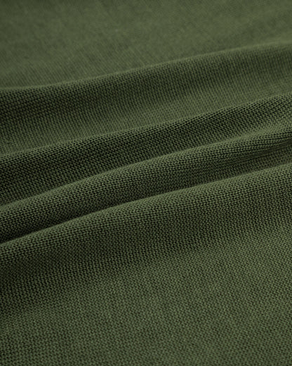 Olde Homesteader & Daughter Silk Plain Stitch Crewneck L/S - Dark Ivy 10 - Standard & Strange