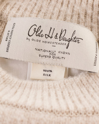 Olde H & Daughter Silk Shaggy Dog Pullover - Butter - Standard & Strange