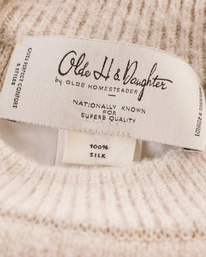 Olde H & Daughter Silk Shaggy Dog Pullover - Butter - Standard & Strange