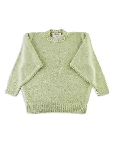 Olde Homesteader & Daughter Silk Shaggy Dog Pullover - Pistachio - Standard & Strange