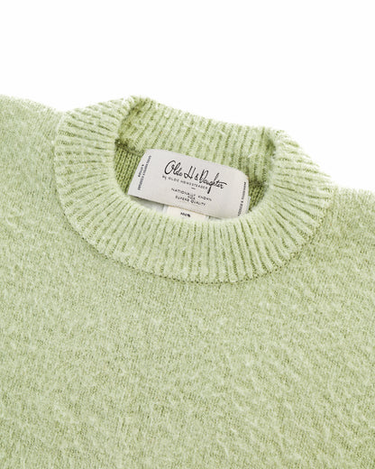 Olde Homesteader & Daughter Silk Shaggy Dog Pullover - Pistachio - Standard & Strange
