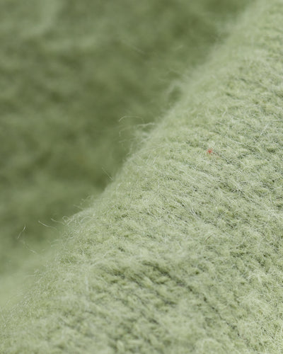 Olde Homesteader & Daughter Silk Shaggy Dog Pullover - Pistachio - Standard & Strange