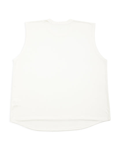 Olde Homesteader & Daughter Silk Tight Tension Middle Plain Stitches Tank - Off White - Standard & Strange