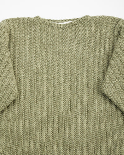 Olde H & Daughter Slub Cashmere Boat Pullover - Hunter Green 10 - Standard & Strange