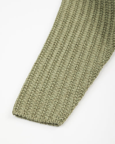 Olde H & Daughter Slub Cashmere Boat Pullover - Hunter Green 10 - Standard & Strange
