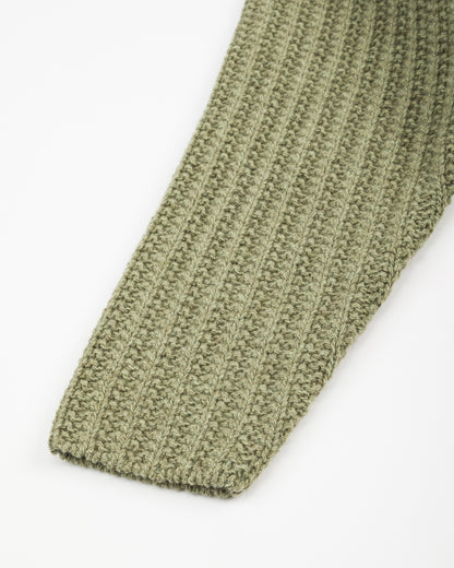 Olde Homesteader & Daughter Slub Cashmere Boat Pullover - Hunter Green 10 - Standard & Strange