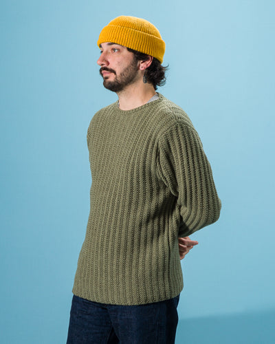 Olde H & Daughter Slub Cashmere Boat Pullover - Hunter Green 10 - Standard & Strange