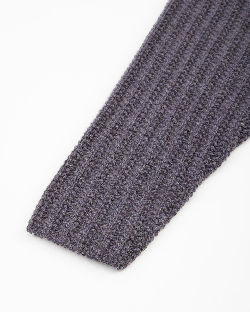 Olde Homesteader & Daughter Slub Cashmere Boat Pullover - Navy 10 - Standard & Strange