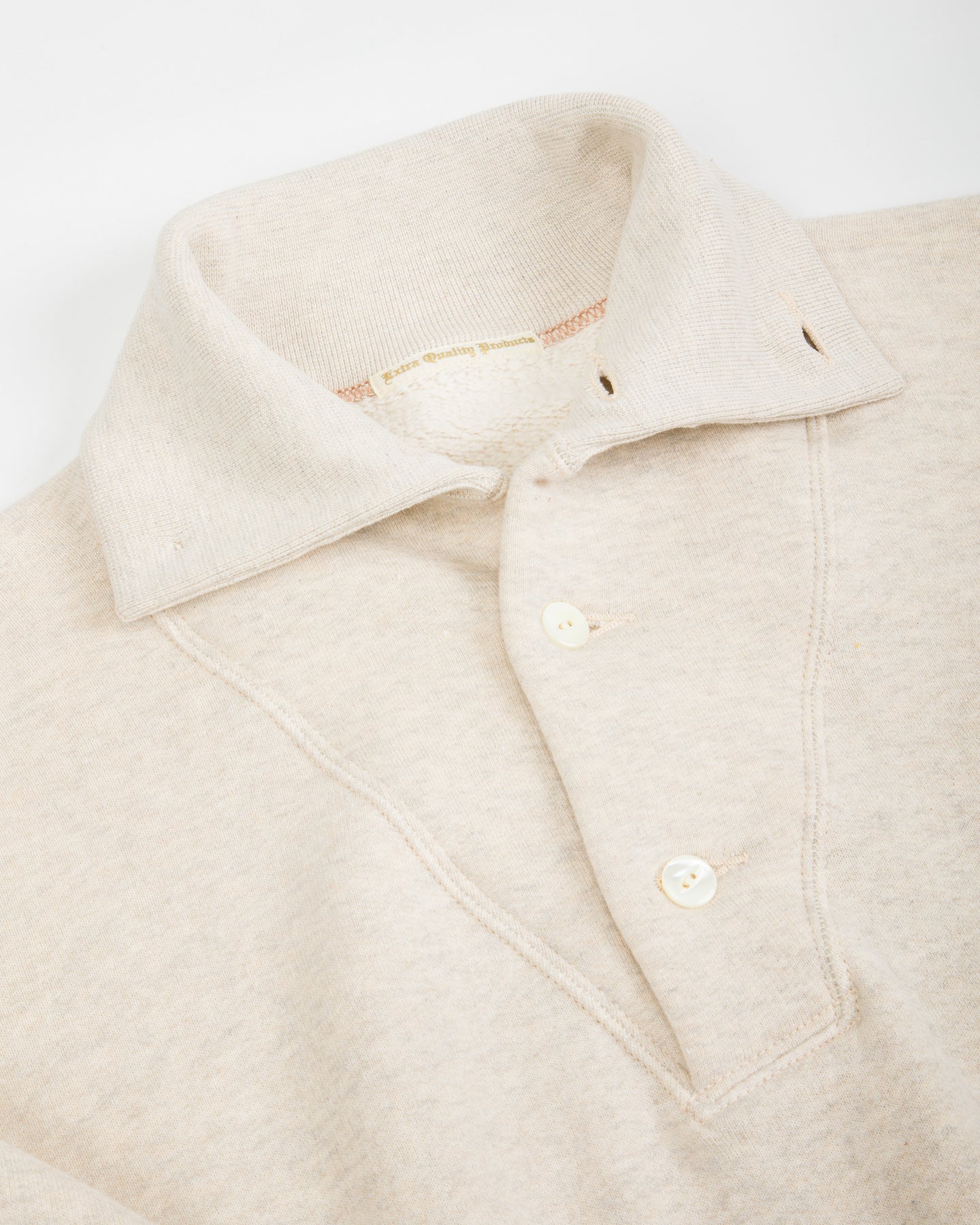 Olde Homesteader Stand Collar Long Sleeve - Oatmeal - Standard & Strange