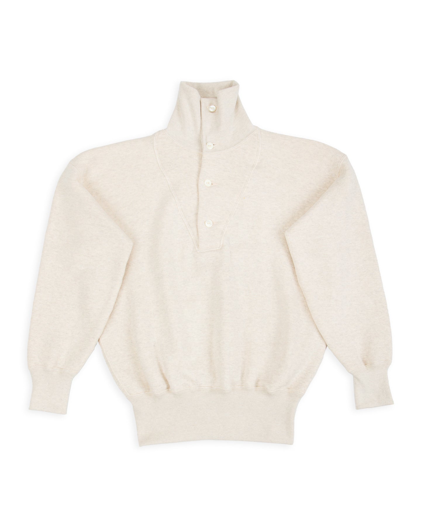 Olde Homesteader Stand Collar Long Sleeve - Oatmeal - Standard & Strange