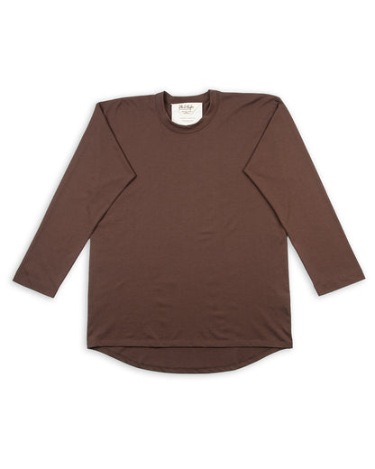 Olde Homesteader & Daughter Suvin Plain Stitch Crewneck L/S - Black Coffee - Standard & Strange