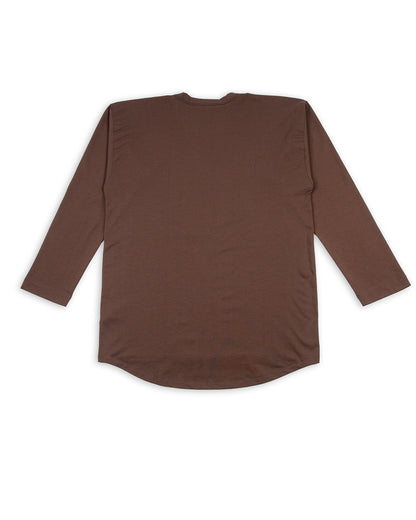 Olde Homesteader & Daughter Suvin Plain Stitch Crewneck L/S - Black Coffee - Standard & Strange