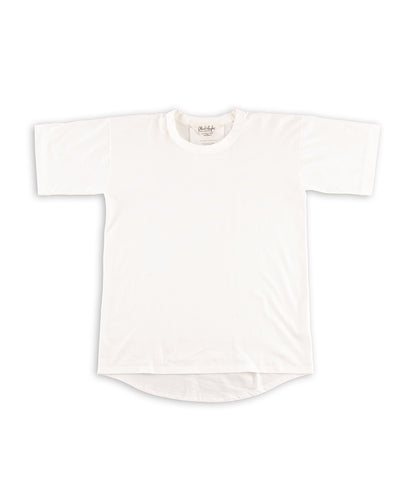 Olde Homesteader & Daughter Suvin Plain Stitch Crewneck S/S - Off White - Standard & Strange